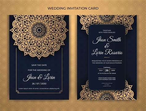 best marriage invitation card design.